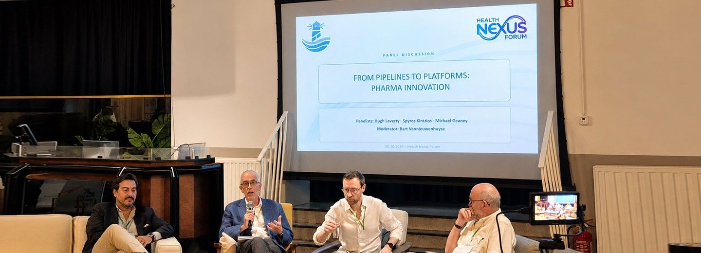 Tsetis Pharmaceutical Group at Health Nexus Forum 2026 on AI in Healthcare.