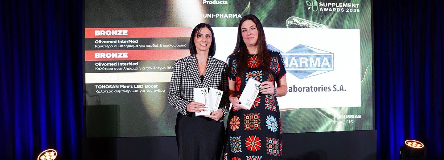 Four Distinctions for UNI-PHARMA at the Best in Pharmacy & Supplement Awards 2026.