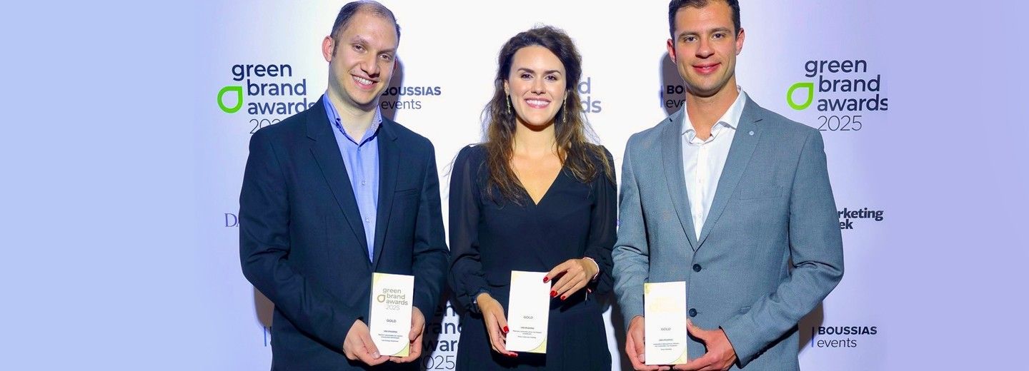 UNI-PHARMA was honored with three gold distinctions at the Green Brand Award 2025.