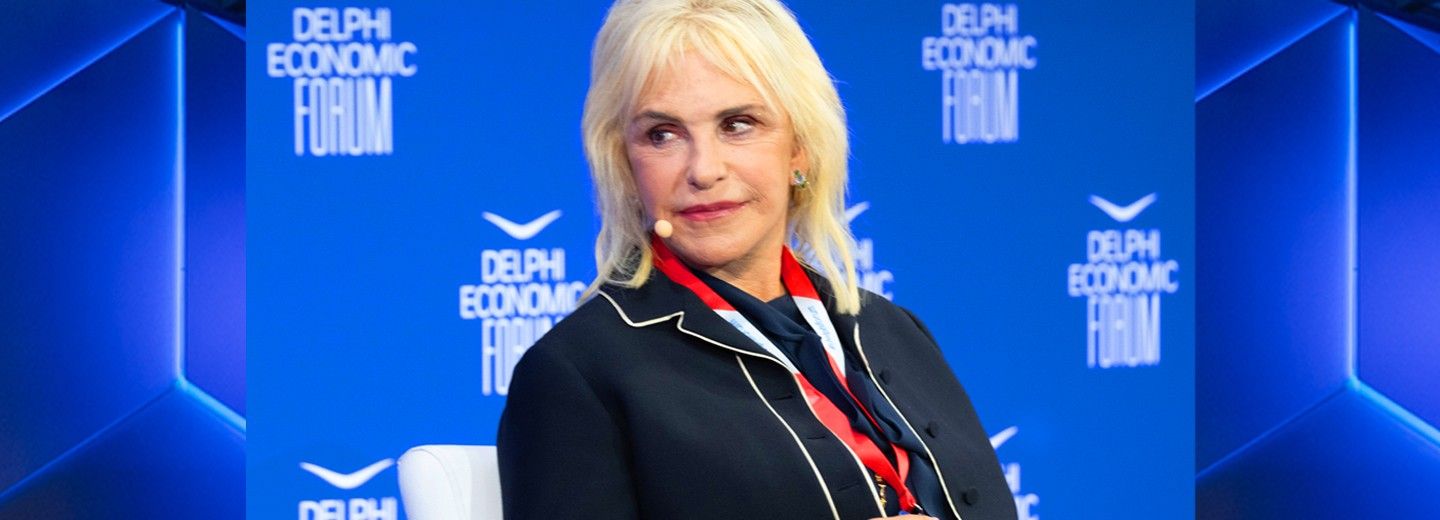 Η πρόεδρος του ΟΦΕΤ Ιουλία Τσέτη στο Delphi Economic Forum XI.